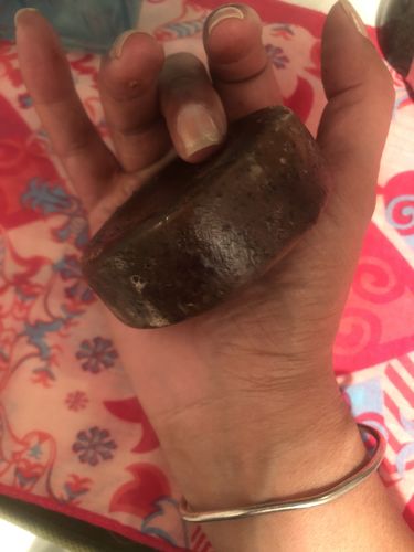 Customer photo review of Maximum Strength Hair Growth Shampoo Bar