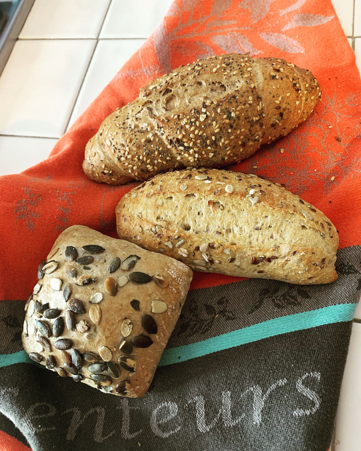 Customer photo review of Potato Carrot Rolls (5 pack)