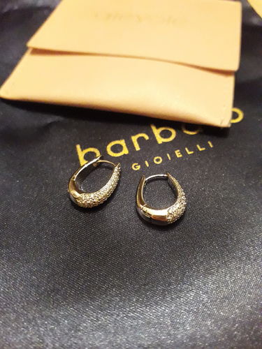 Customer photo review of Orecchini donna in argento 925 - "SHINNY BELLE SILVER" - Aleyolè