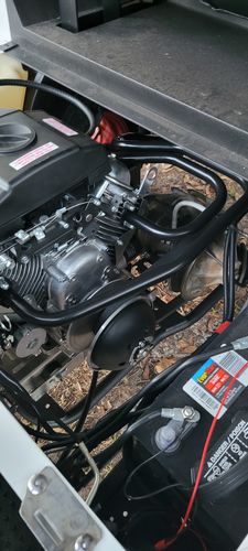 Customer photo review of HF Predator 670cc V-Twin Performance Header for EZGO TXT Conversion