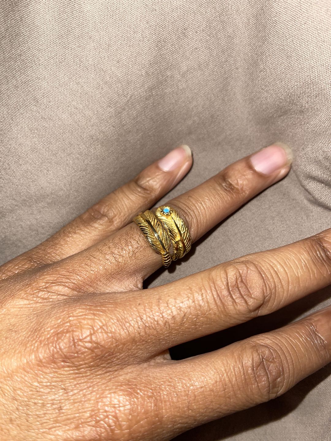 Customer photo review of Dodo. - Gold & Blue
