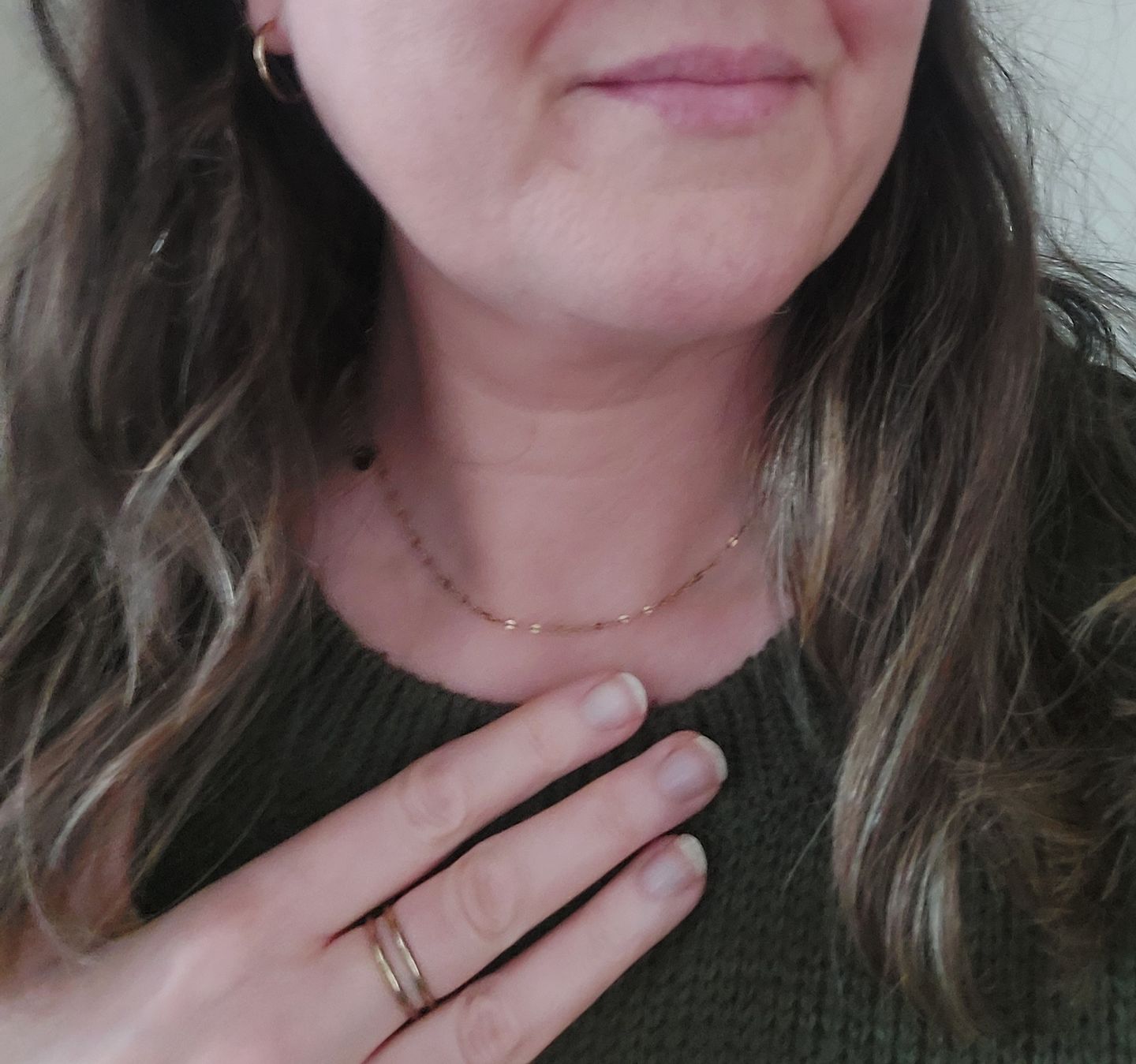 Customer photo review of Essential Earrings Small