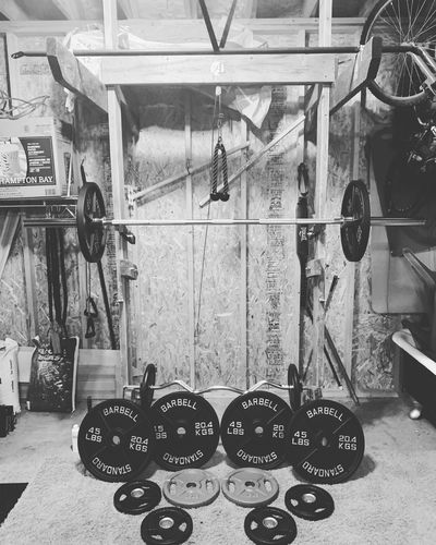 Customer photo review of Cast Iron Olympic Weight Plates