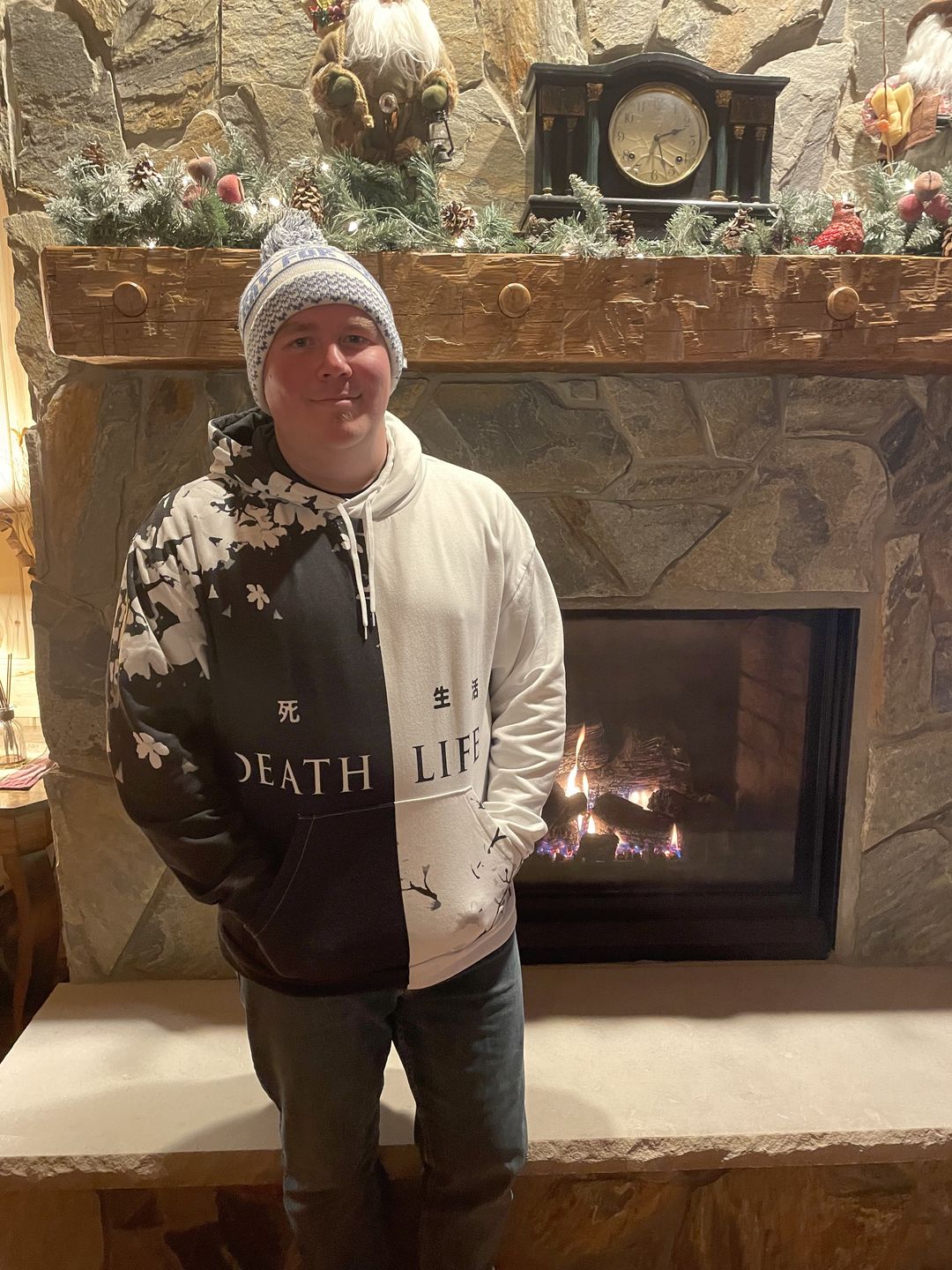 Customer photo review of Death & Life Hoodie