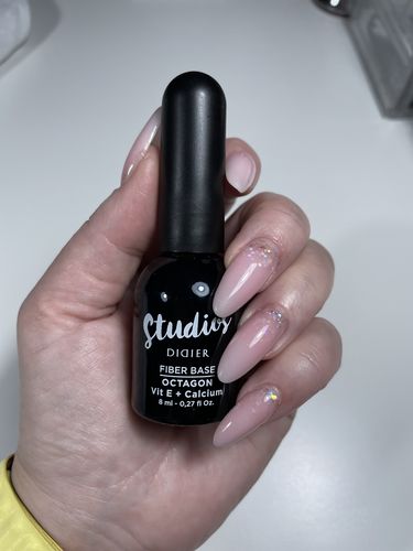 Customer photo review of Fiber base coat "Studios Didier" Octagon, 8ml