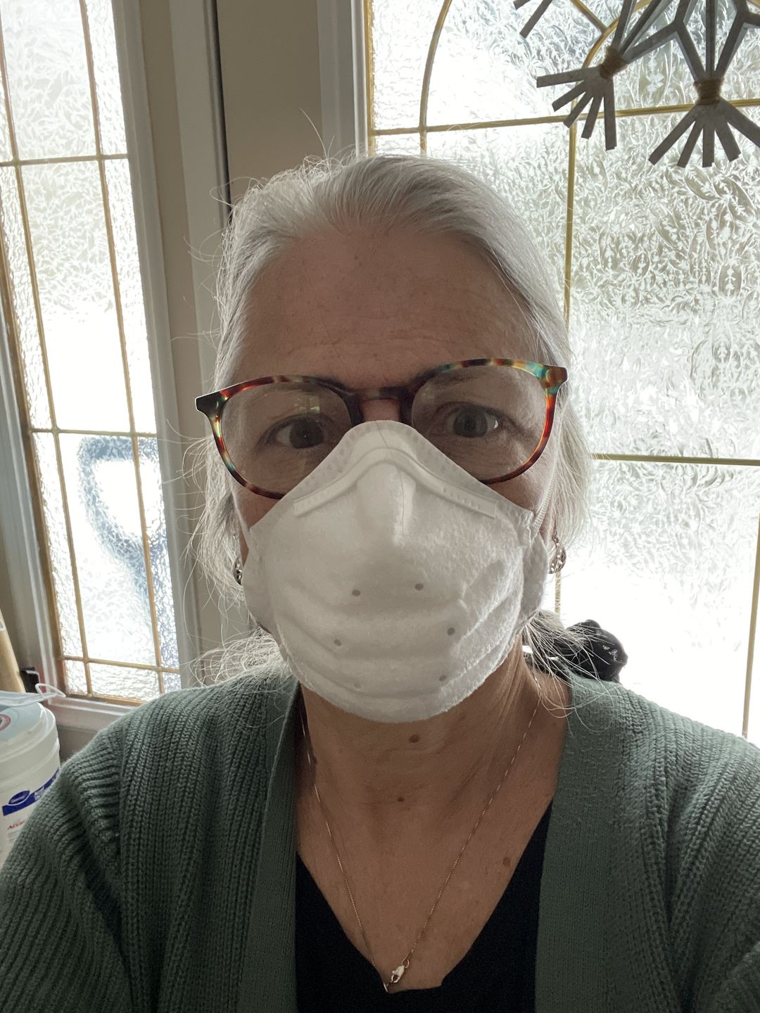 Customer photo review of N95 NIOSH Certified Respirator Mask by Honeywell Made in USA (DC301)