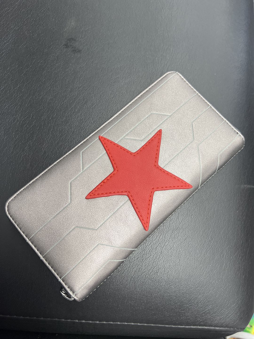 Customer photo review of Marvel Winter Soldier Cosplay Zip-Around Wallet