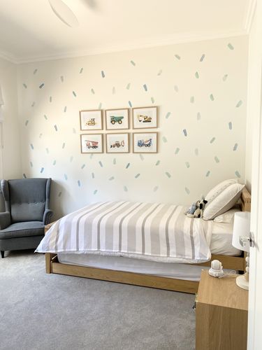 Customer photo review of Watercolour Paint Stroke | Seafoam Decal Set