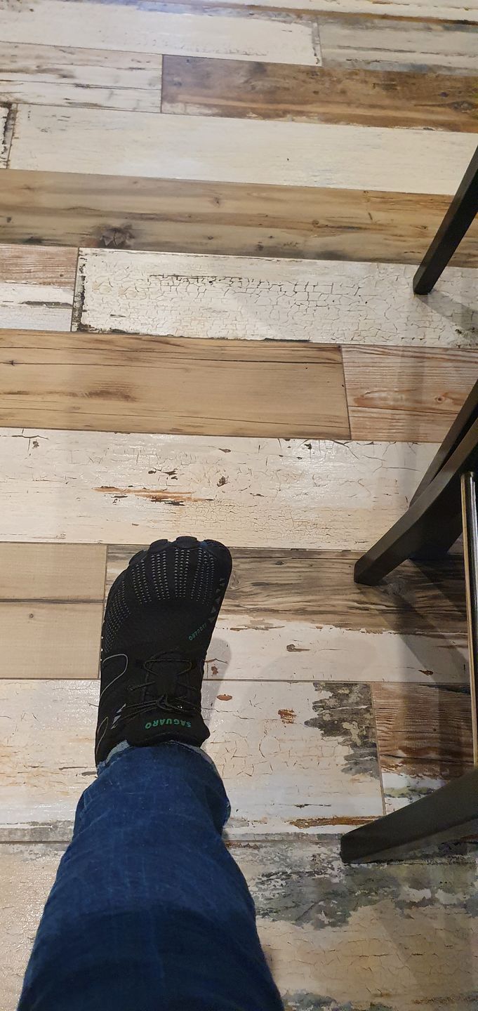 Customer photo review of SAGUARO Damen Reflektierend Barfußschuhe A059