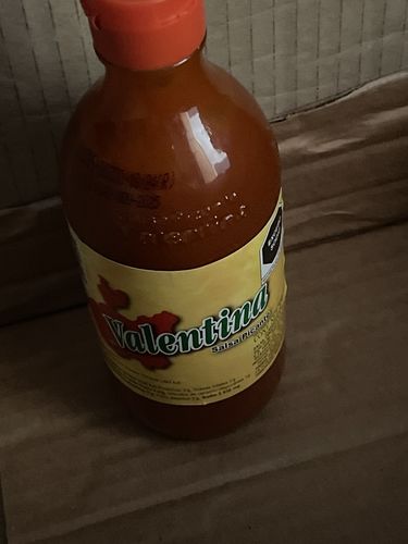 Customer photo review of Salsa Valentina "Muy Picante" Mexican Hot Sauce 370ml