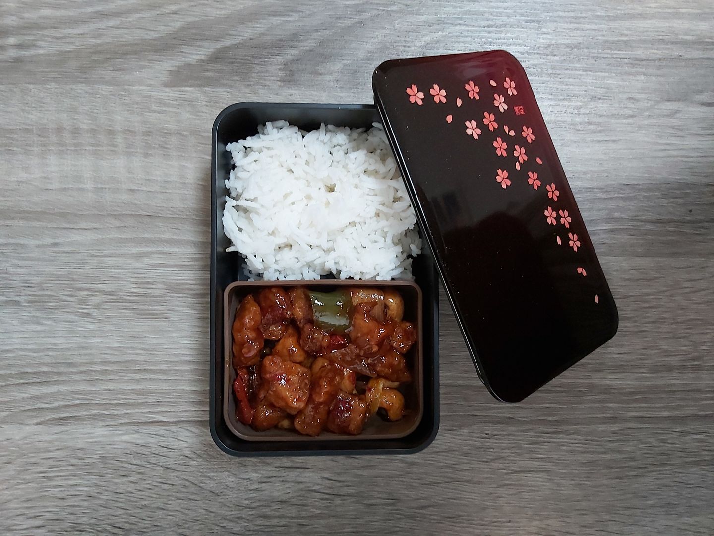 Customer photo review of Sakura Petals One Tier Bento Box | 600ml
