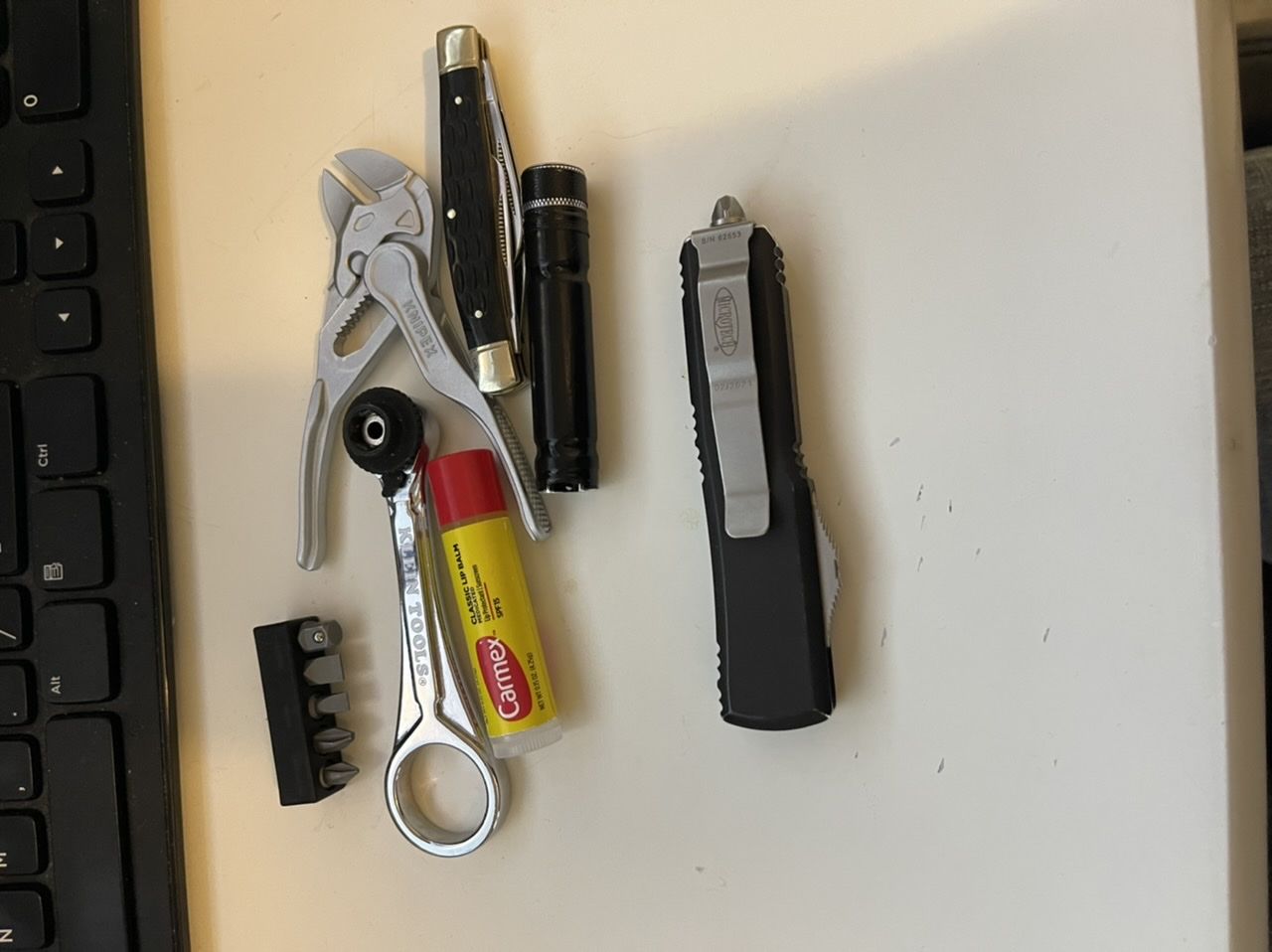 Customer photo review of Klein Tools 65200 Electrician's Mini Ratchet Set, 5-Piece