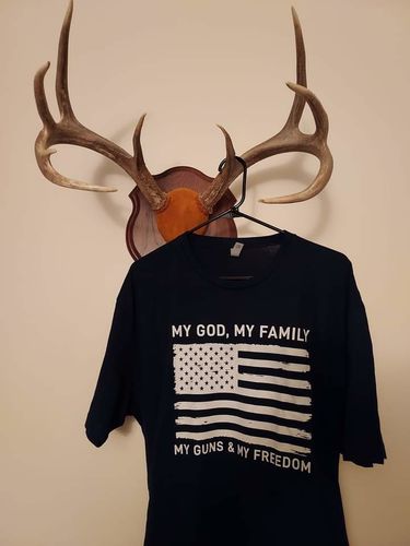 Customer photo review of My God My Family Men's Apparel