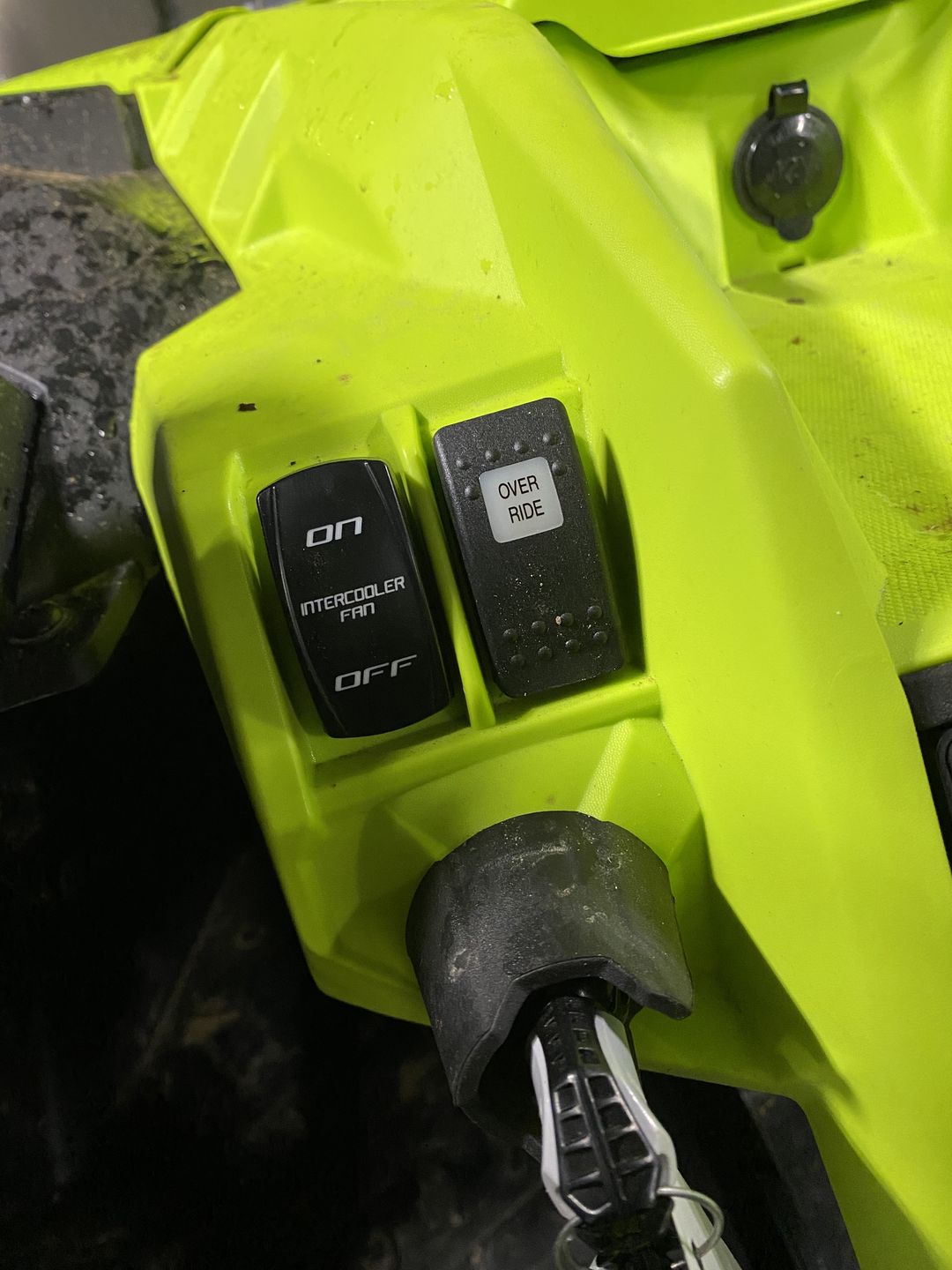 Customer photo review of Can Am X3 Plug & Play Intercooler Fan Override Switch Kit 2017-2022