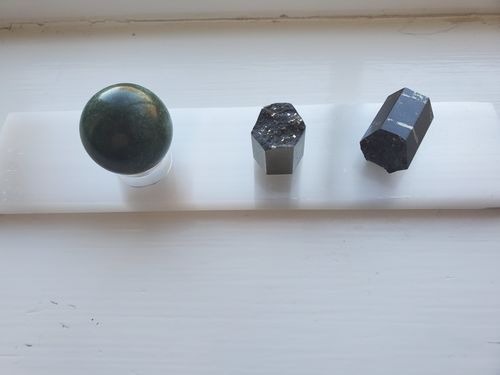 Customer photo review of Green Jade + Pyrite Mini Duo