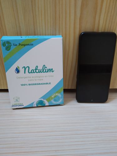 Customer photo review of Eco-Tiras de Detergente 40 lavados Natulim