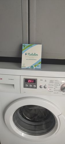 Customer photo review of Eco-Tiras de Detergente 40 lavados Natulim