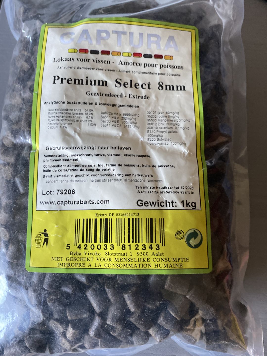 Customer photo review of PREMIUM SELECT (BLACK HALIBUT) - ALLTECH COPPENS