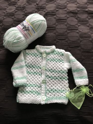 Customer photo review of Baby Mystery Knitting Box