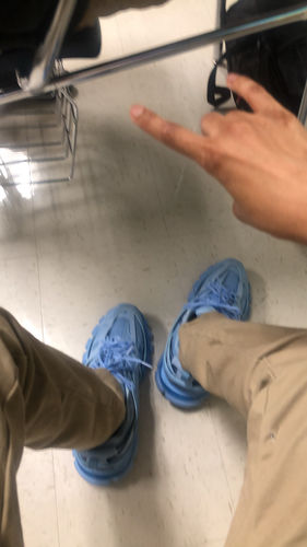 Customer photo review of BALENCIAGA Track 3 Sneakers