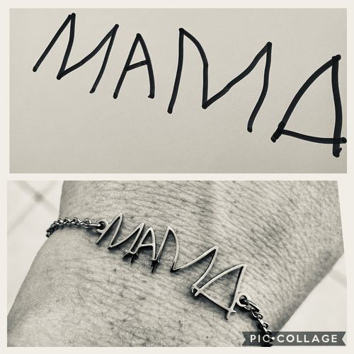 Customer photo review of LOANYA Schmuck aus Deiner persönlichen Handschrift
