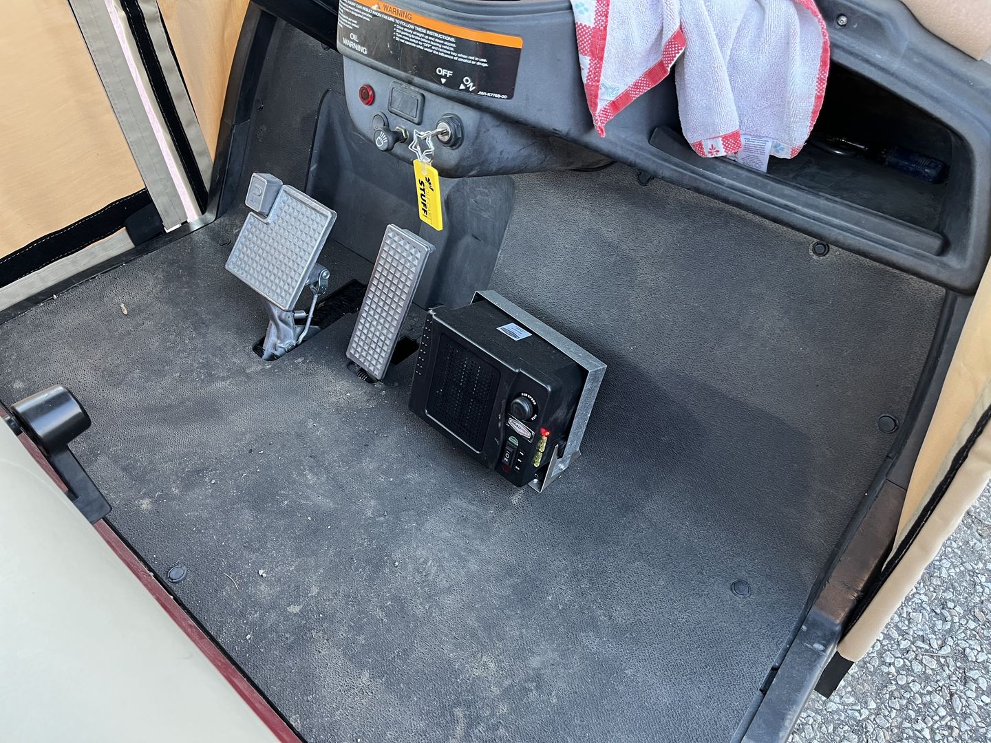 Customer photo review of Electric Cab Heater | Skid Steer UTV Tractor