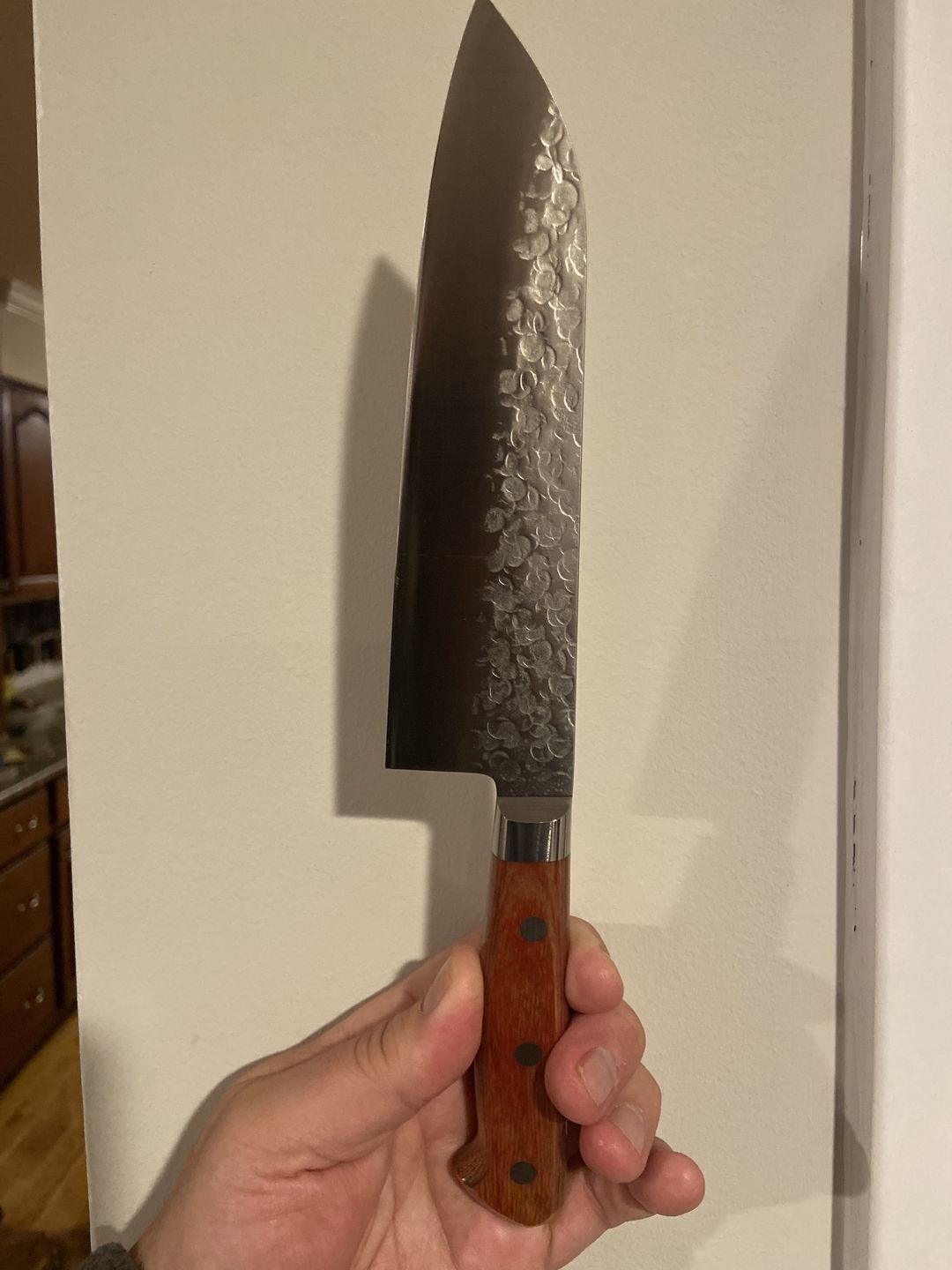 Customer photo review of Takamura Chromax Santoku 170mm (6.7")