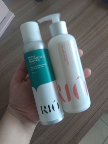 Customer photo review of Kit Bruma Aqua e Sérum Corporal