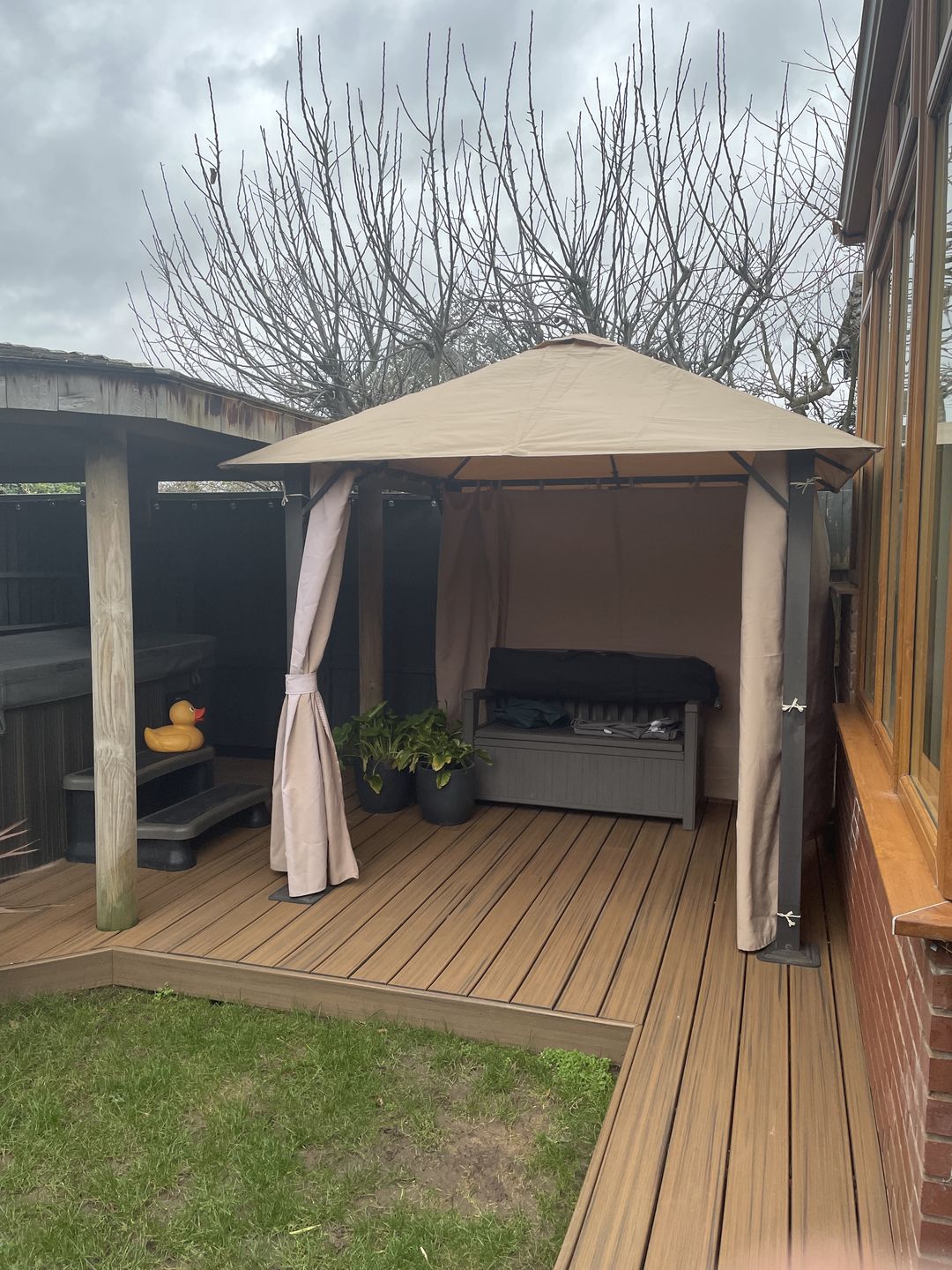Customer photo review of Venice Garden Gazebo Canopy