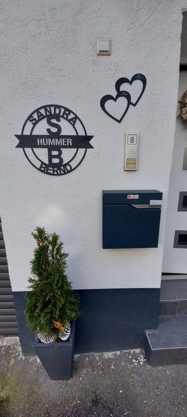 Customer photo review of Rund-Monogramm "Supreme " aus edlem Stahl Initialen (personalisierbar)