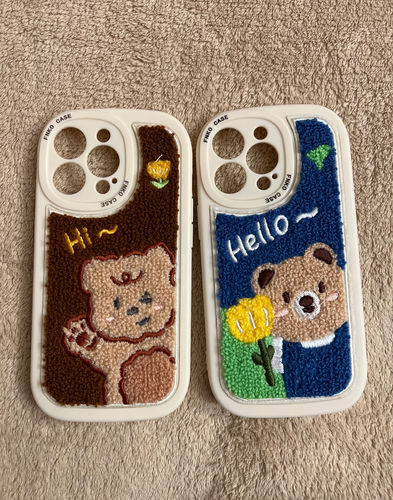Customer photo review of Teddy Bear iPhone Case
