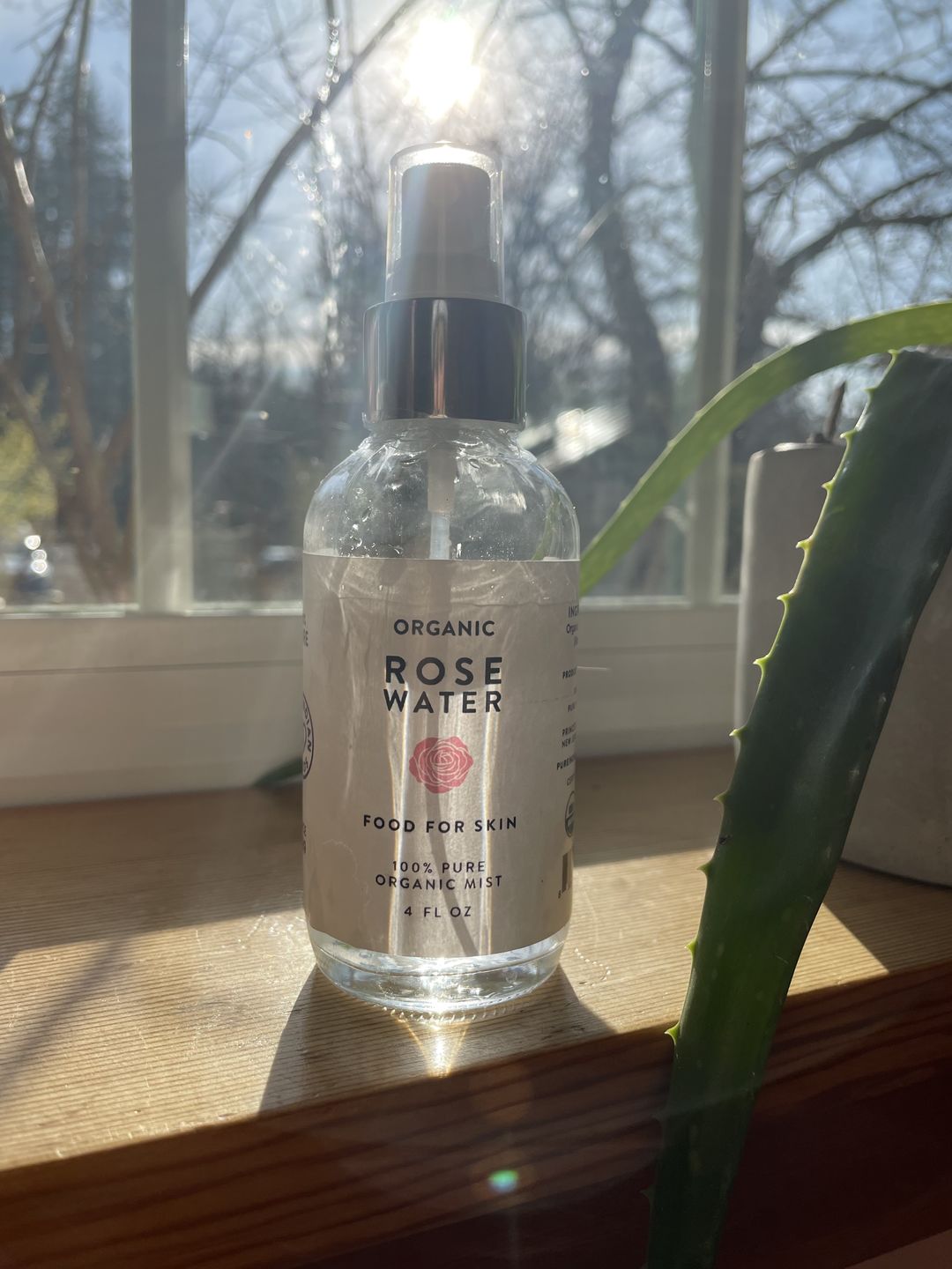 Customer photo review of Rose Water, Certified Organic - 4 oz