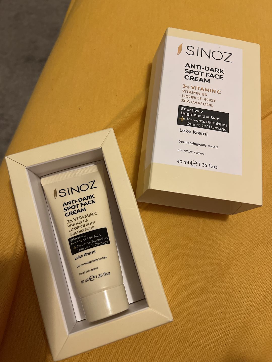 Customer photo review of Dark Spot Set