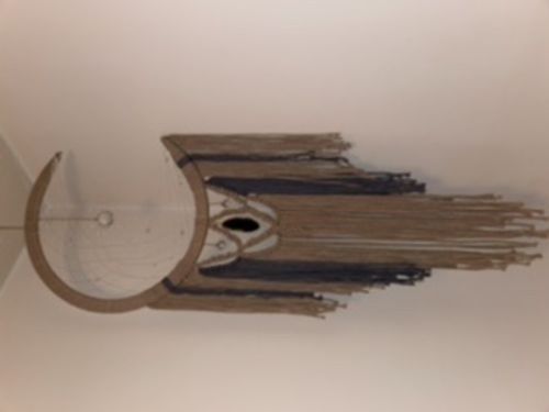Customer photo review of Halloween DIY KIT moon wall hanging - Winnie
