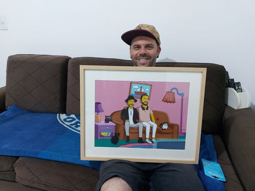 Customer photo review of RETRATO EM ARQUIVO DIGITAL FAMILIA AMARELA