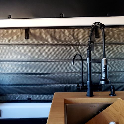 Customer photo review of Promaster - Slider Door Shade
