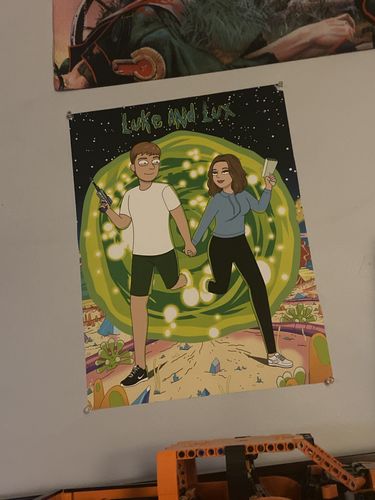 Customer photo review of 'Rick and Morty' Custom Portrait