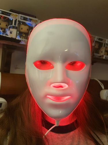 Customer photo review of HexoMask™ Photon Skin Rejuvenation Face Mask