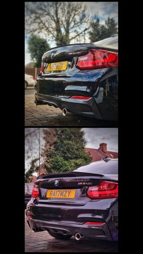 Customer photo review of MHC+ BMW M2/2 Series M4 Style Rear Spoiler In Pre Preg Carbon Fibre (F87/F22)