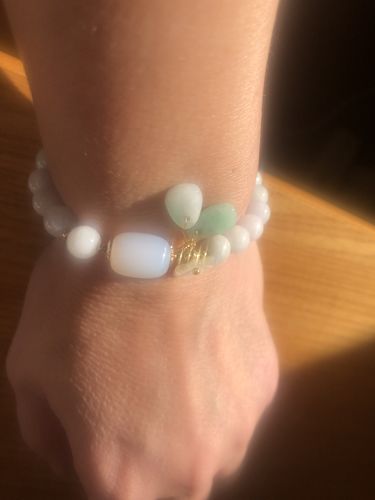 Customer photo review of BRACELET DE JADE PURETÉ ET HARMONIE
