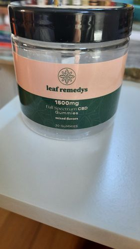 Customer photo review of 1500mg CBD Gummies mixed flavors