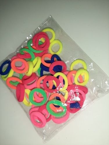 Customer photo review of Baby Girl Small Hair Bands Children Headbands Colorful Elastic Nylon Hair Rope