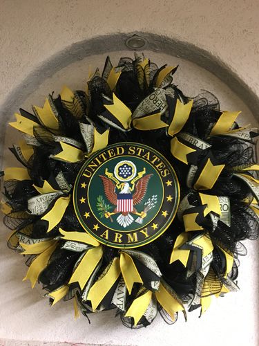 Customer photo review of 1.5"X50Yd Value Faux Burlap Yellow RC500029