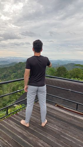 Customer photo review of 28" All Day Pants - Silver