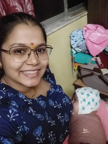 Customer photo review of Indigo Blue Block Print Co-ord Set