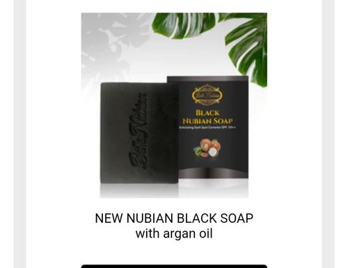 Customer photo review of NEW NUBIAN BLACK SOAP with argan oil