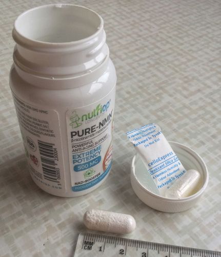 Customer photo review of Pure-NMN Nicotinamide Mononucleotide Extreme Potency 500mg Capsules (x30) - 15 Grams