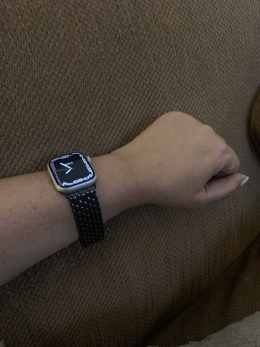 Customer photo review of Arya Stainless Strap (4 Colours)