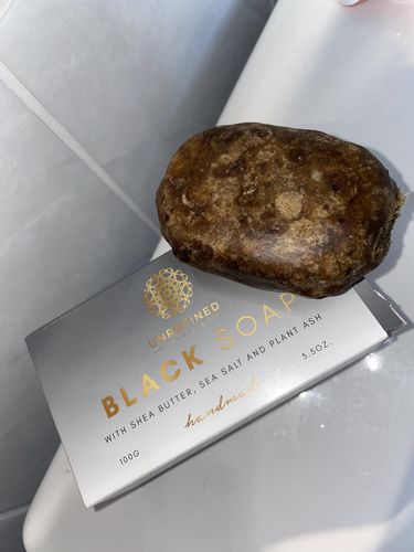 Customer photo review of BLACK SOAP - afrikanische schwarze Seife