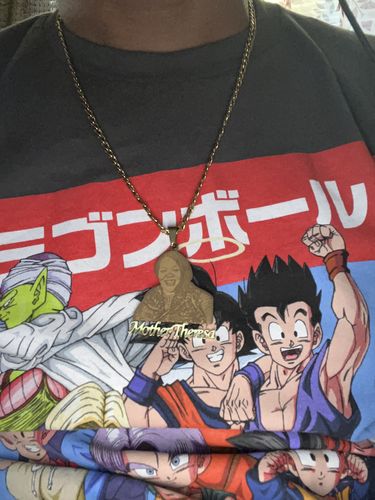 Customer photo review of Lovers Charm™ 18K Custom Engraved Necklace